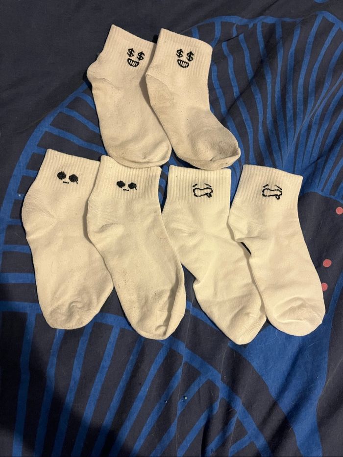Lot paire de chaussettes smiley