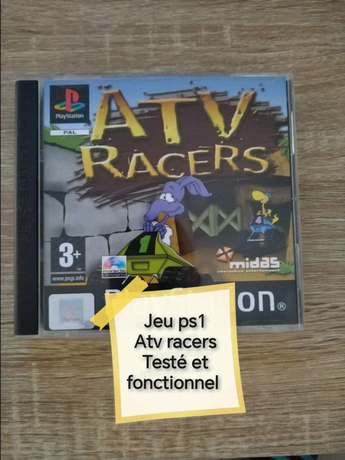 Jeu ps1 atv racers