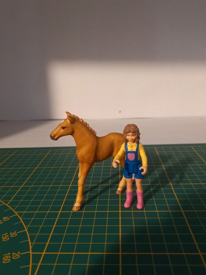 Schleich cheval avec fille - photo numéro 2