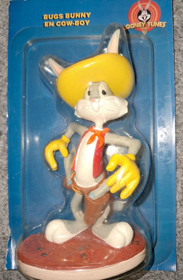 Figurine Looney Tunes Bugs Bunny en cow boy