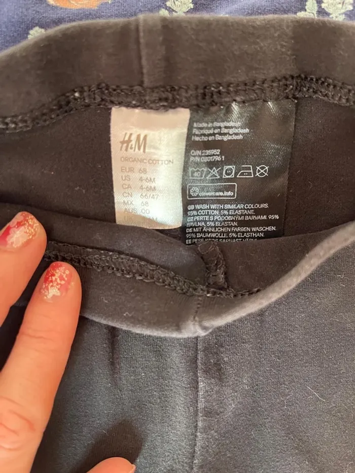 Ensemble bébé fille H&M – Taille 6 mois - Motif Foret - photo numéro 3