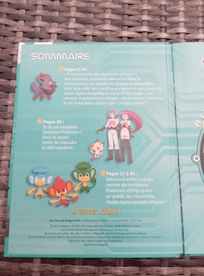 Livre enfant - Cherche et Trouve - Pokémon à Unys - photo numéro 4