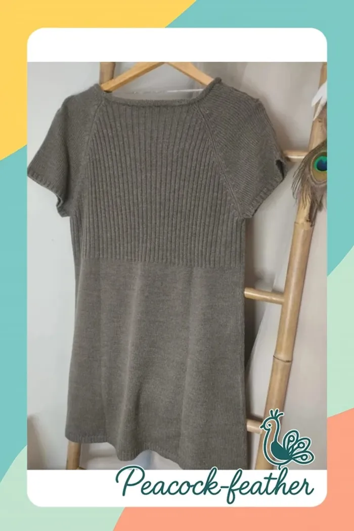Tunique pull marron Kiabi 46/48 - photo numéro 5