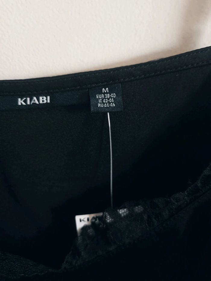 Débardeur noir dentelle Kiabi Taille M (38-40) Neuf avec étiquette - photo numéro 4
