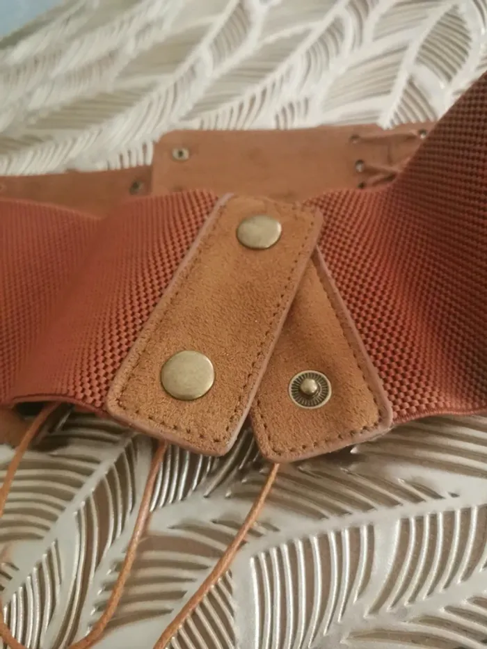 Corset style Vintage femme marron - photo numéro 3