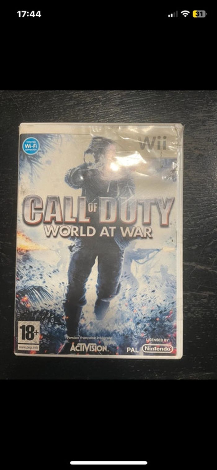 Call of Duty : World at War – Jeu Wii (Version française, complet, testé)