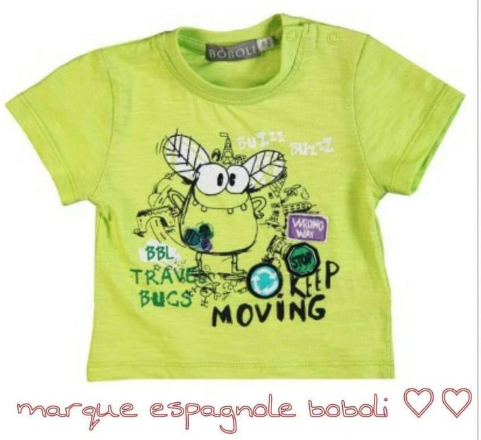 Ensemble tee shirt boboli jean tao