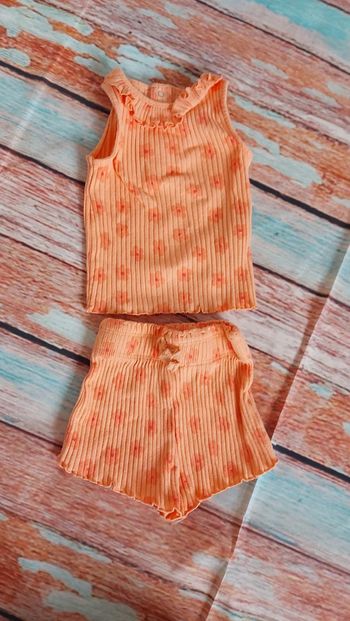 Ensemble fille 6 mois t shirt et short kiabi