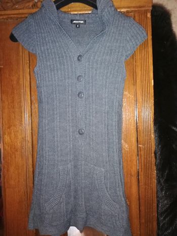 Gilet gris manche courte jennyfer taille S