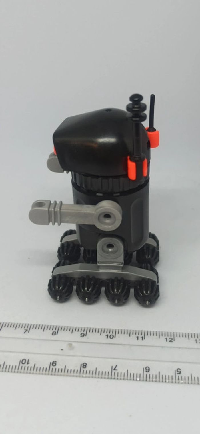 Robot noir de l'espace sur roues playmobil - photo numéro 2