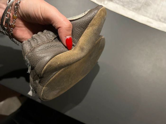 Chausson enfant en cuir T22-23 - photo numéro 7