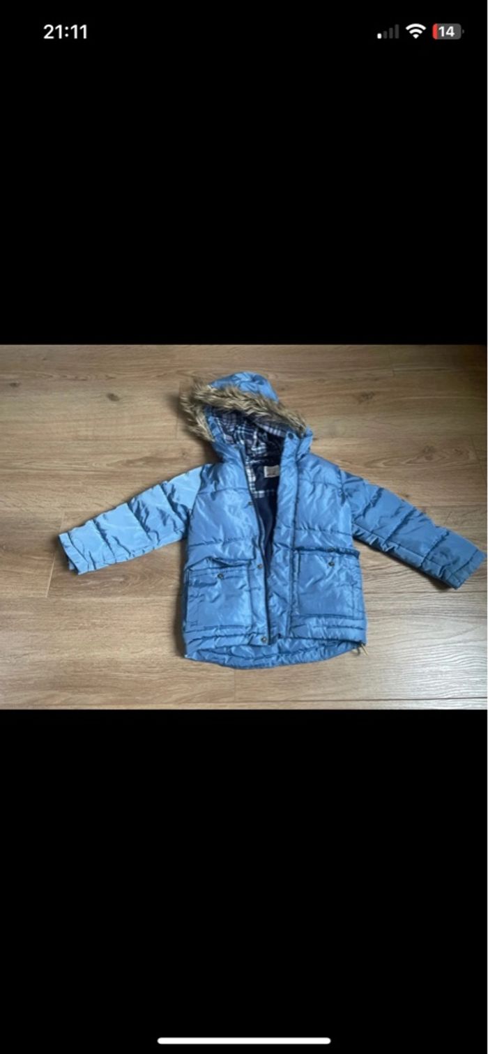 Doudoune bleue cool kid chaude 3 ans - photo numéro 2