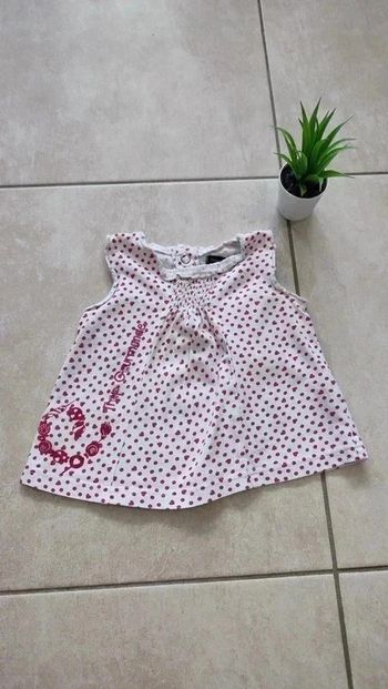 Débardeur en coton bébé fille 12 mois tout compte fait