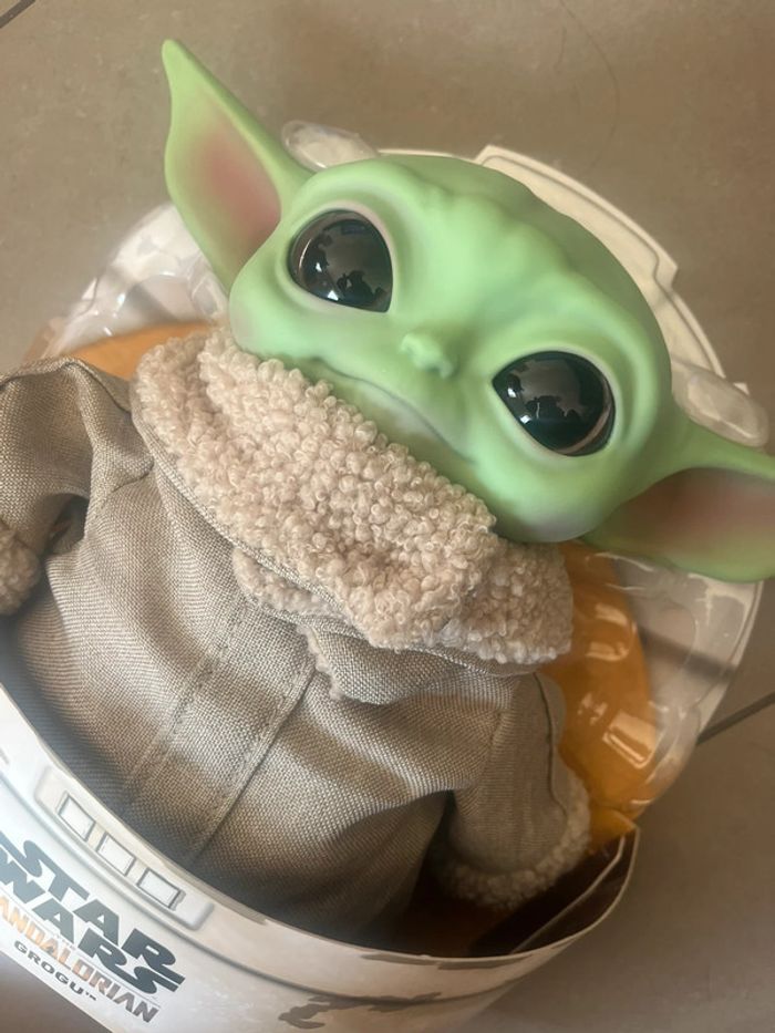 Figurine peluche star wars bébé Yoda neuve - photo numéro 3