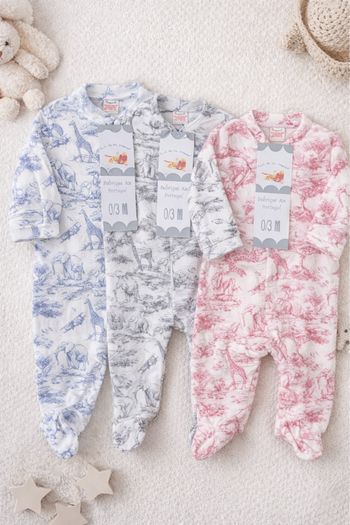 Pyjama safari modèle toile de Jouy