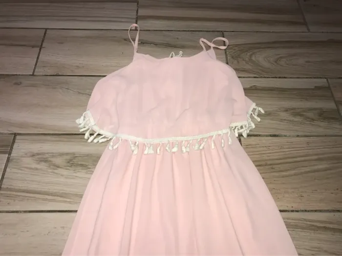 Robe à volant rose M/L - photo numéro 7