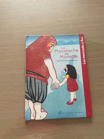 Livre la moustache de monette