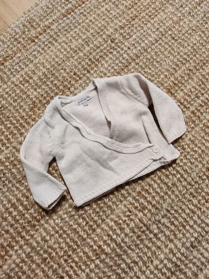 Gilet cache coeur 3 mois