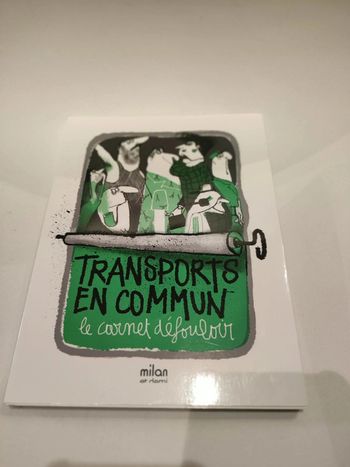 Livre carnet defouloir transports en commun