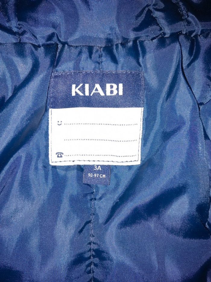 😷manteau chaud 3ans Kiabi polyester - photo numéro 4