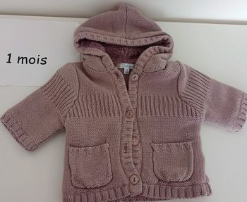 Gros gilet fourré kitchoun 1 mois