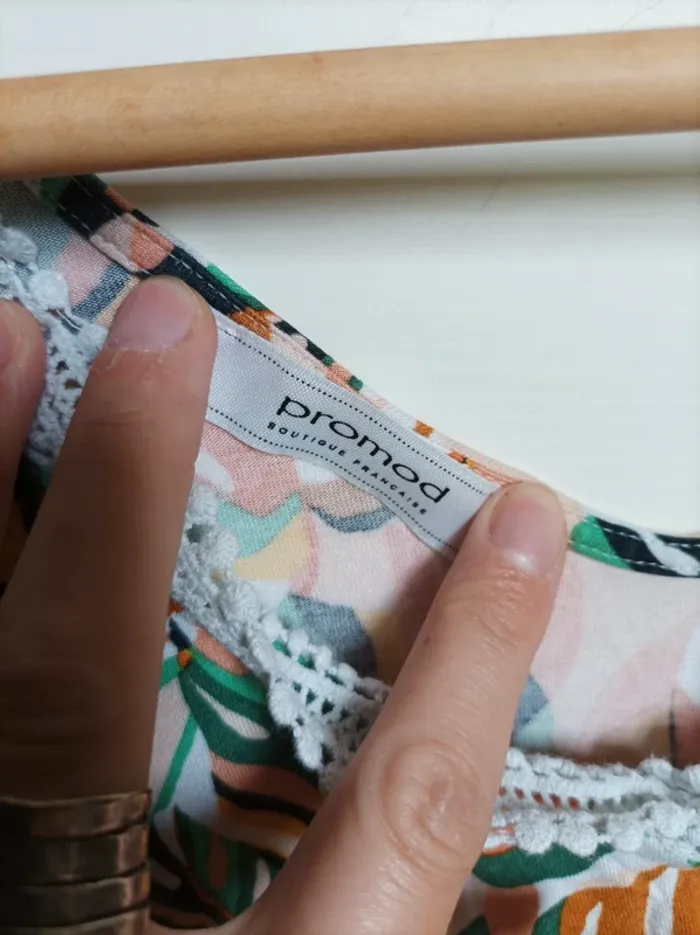 Débardeur fleuri Promod T36 - photo numéro 3