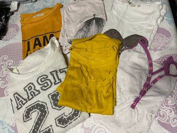 Lot  6 vêtements fille été taille M 
