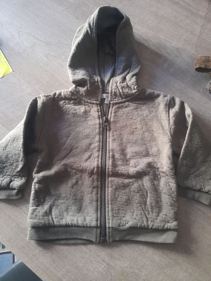 Gilet à capuche Kitchoun garçon 18 mois