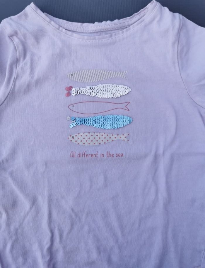 Tee-shirt mc 5 ans fille okaidi - photo numéro 3