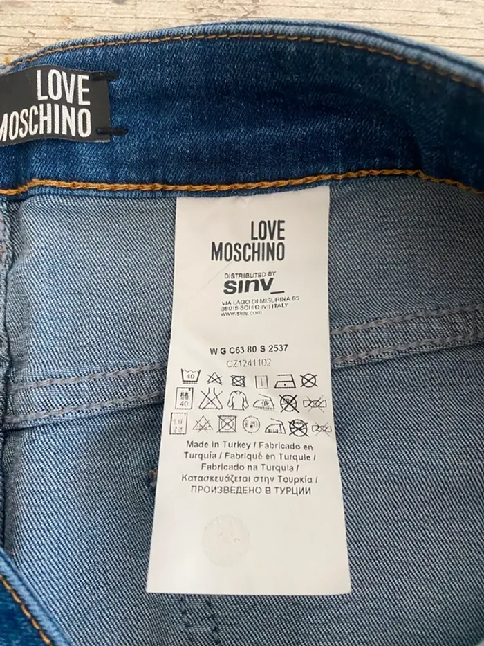 Jupe en jeans Love Moschino - photo numéro 7