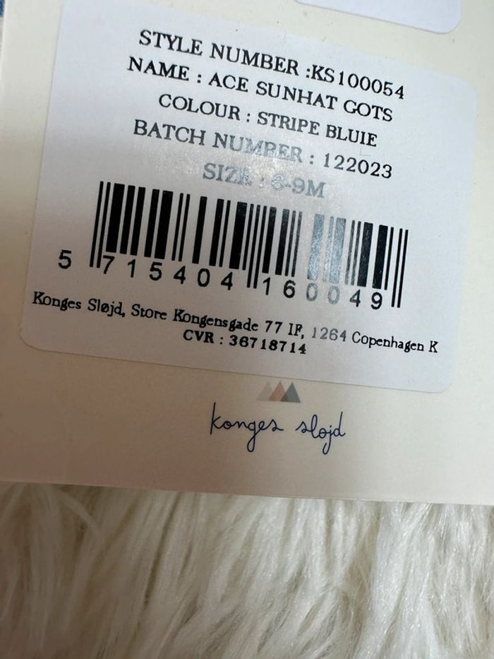 Chapeau Konges Slojd taille 6-9 mois - photo numéro 4