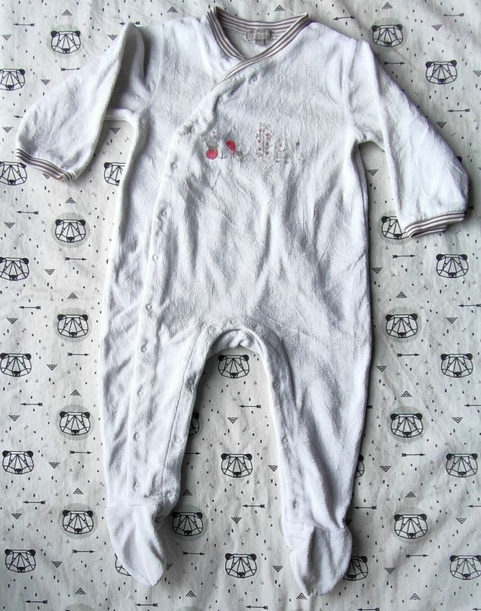 Pyjama en velours taille 12 mois/ 1 ans