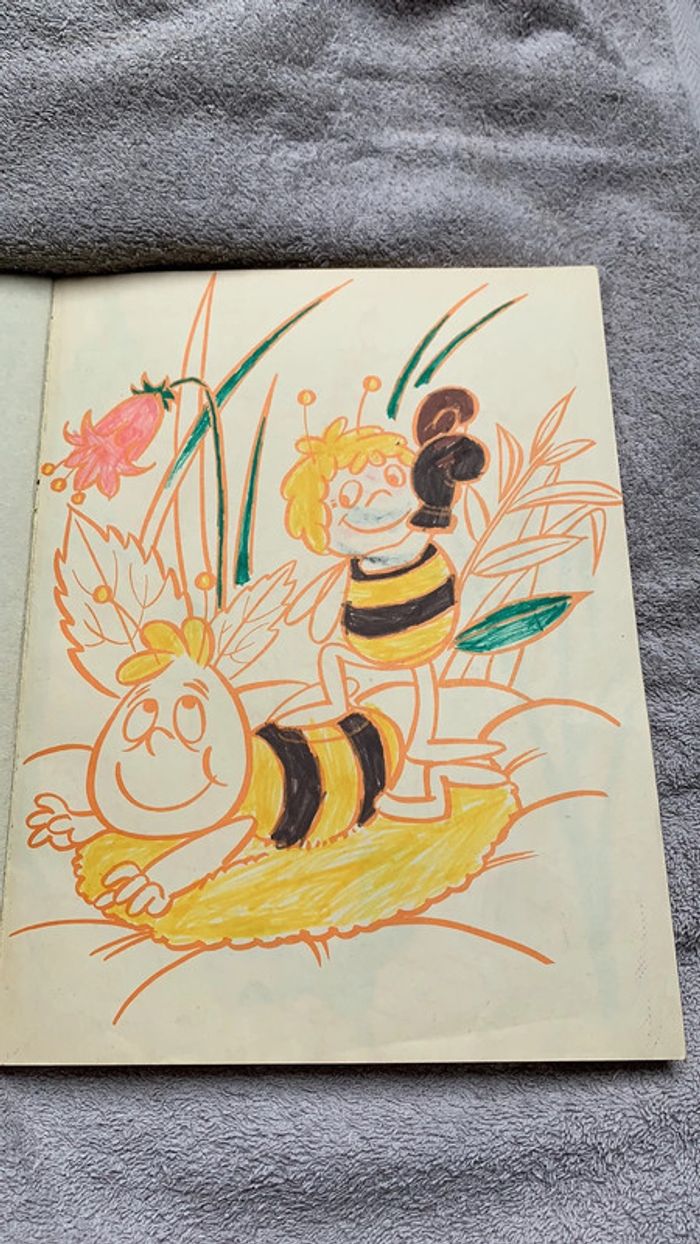 Lot de 3 coloriages des années 1980 - photo numéro 3