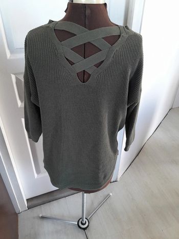 Pull coton dos croisé Express XS