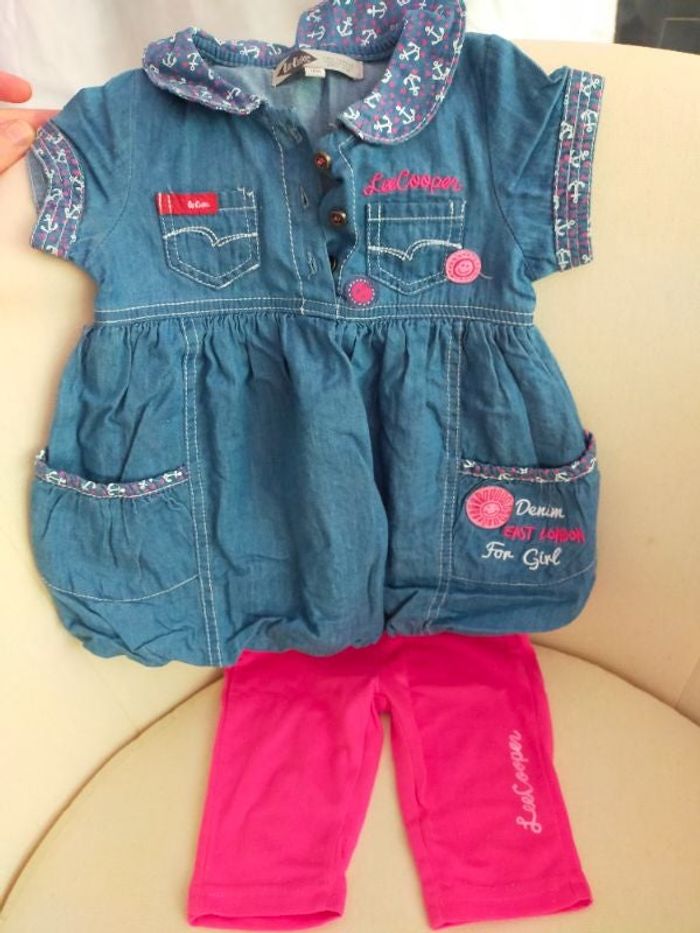 Robe + legging fille