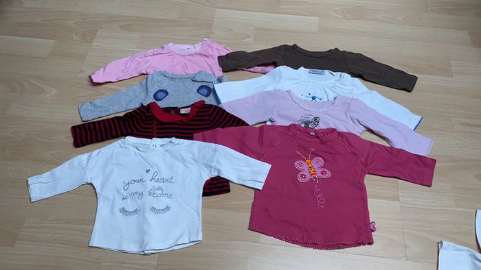 Lot de 8 T-shirt manche longue / 3 mois - Très bon état