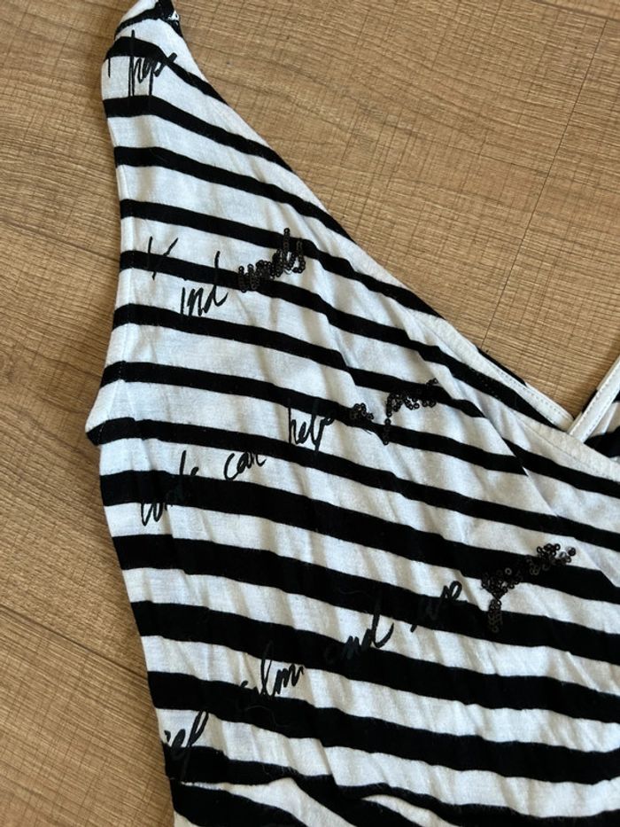 Robe rayée sans manches Desigual taille 36 état satisfaisant - photo numéro 12