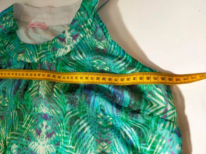 Robe courte fluide imprimée vert – G Art by Gémo – T. 42 - photo numéro 5