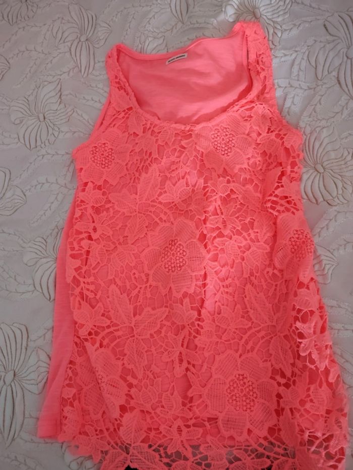 Débardeur avec broderie orange Vintage dressing - photo numéro 2