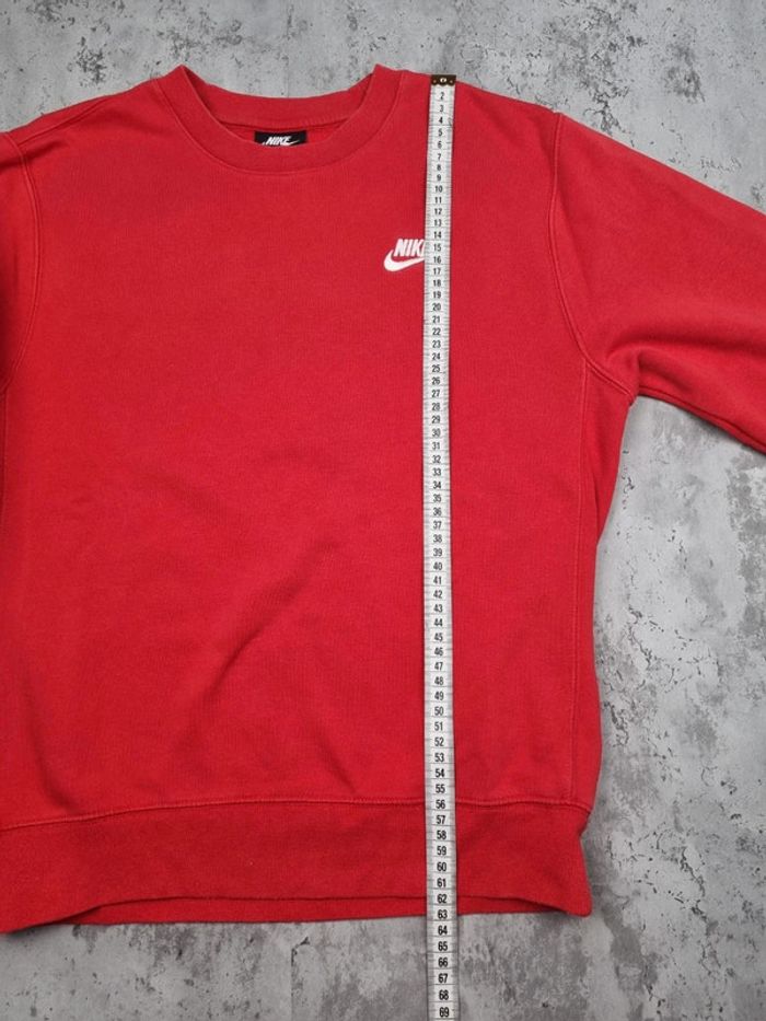 Sweat Nike rouge logo blanc – Taille XS Hommes - photo numéro 10