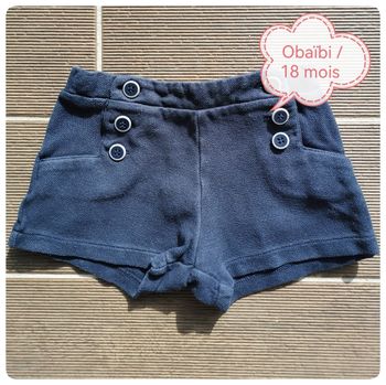 Short Obaïbi, 18 mois