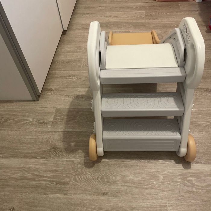 Toboggan pour Enfants, Toboggan Enfant Extérieur et Intérieur, Toboggan Amusant, Toboggan Double Pliable, Forme d'astronaute - photo numéro 3