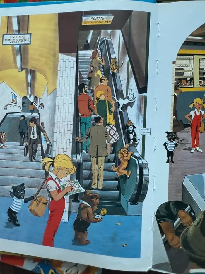 État moyen - Blanc vintage - Lot de 4 livres bd albums Caroline Pierre Probst - photo numéro 4