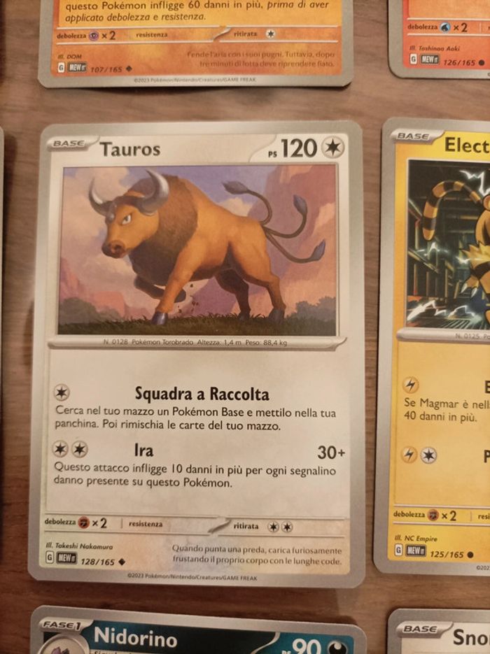 Lot de 9 cartes Pokemon 151 Insecateur Tygnon Magmar Reptincel Elektek Ronflex - photo numéro 6