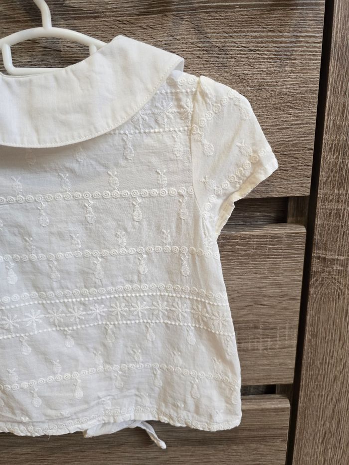 Vêtement Bébé Fille - Chemisier blanc - Sergent Major - 18 mois 80 cm - photo numéro 9