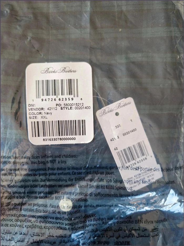 Chemise - Homme - Taille XXL - Brooks Brothers - neuve - photo numéro 4