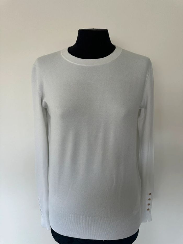 Pull blanc Zara - photo numéro 3
