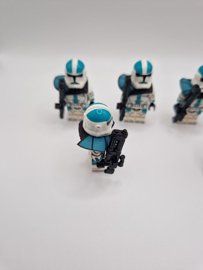 Figurines type lego 6 clones vert star wars - photo numéro 5