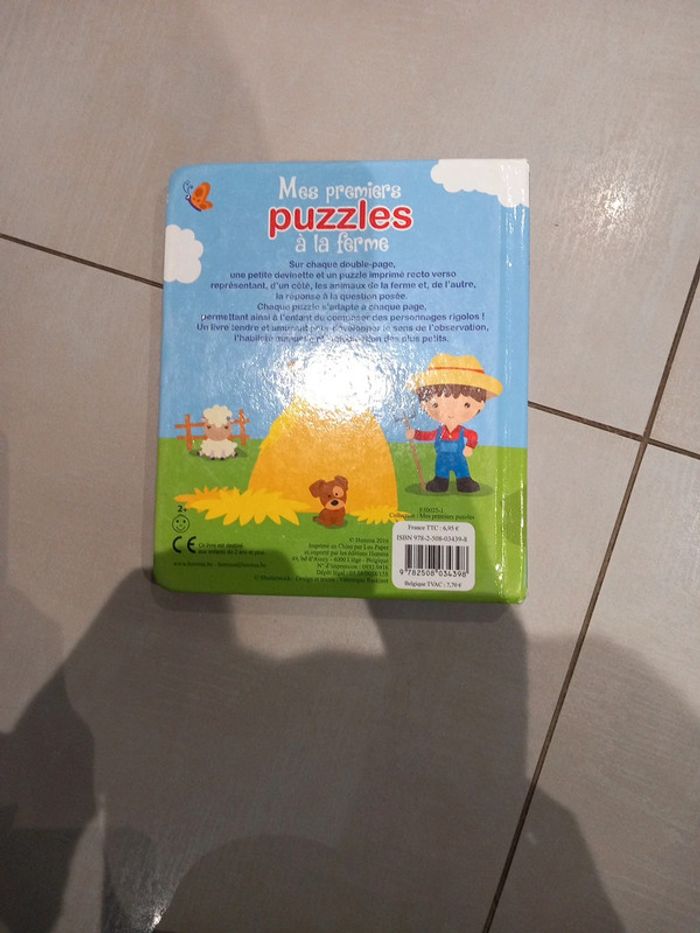Livre mes premiers puzzles à la ferme - photo numéro 7