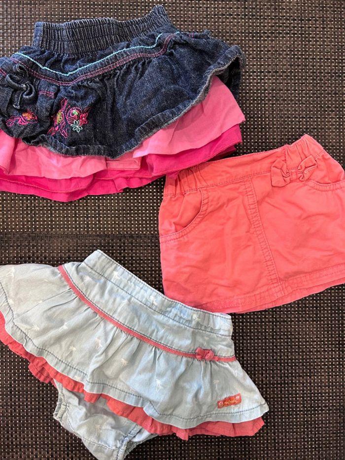 jupes en jeans bébé fille